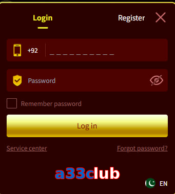 A33club login preview
